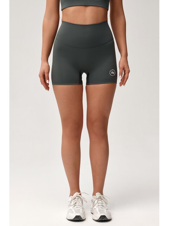 ROUGH RADICAL ROUGH RADICAL Szorty sportowe ZOYA PUSH-UP SHORTS Zielony ciemny Slim Fit