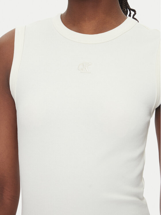Calvin Klein Jeans Calvin Klein Jeans Sukienka codzienna LV047C240G Beżowy Slim Fit
