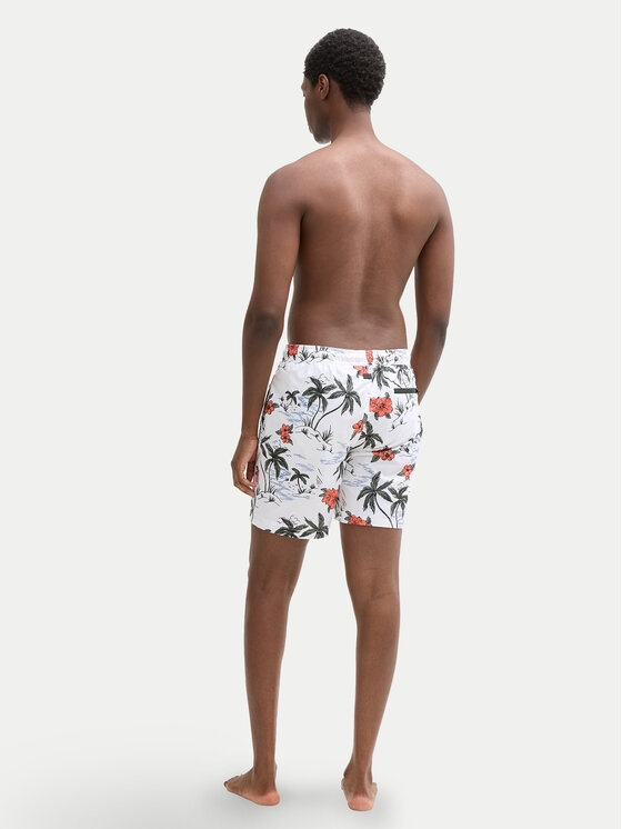 Tom Tailor Denim Tom Tailor Denim Badeshorts 1044696 Weiß Regular Fit