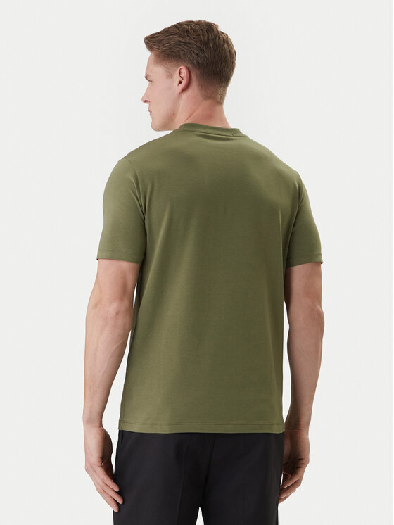 KARL LAGERFELD KARL LAGERFELD Tričko 755052 562235 Zelená Regular Fit