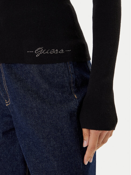 Guess Guess Dolčevita W5BR15 Z3OW2 Crna Slim Fit