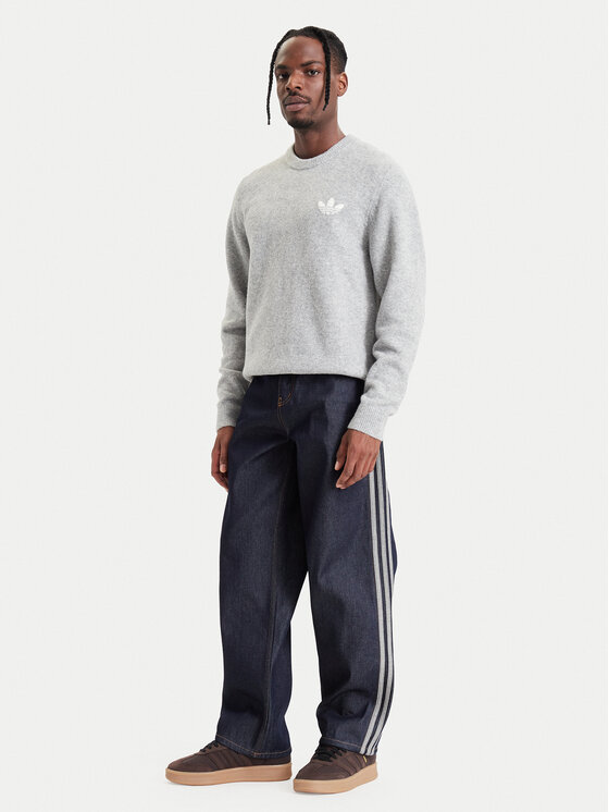 adidas adidas Pulover Trefoil Essentials Fully Knit KS4889 Siva Regular Fit