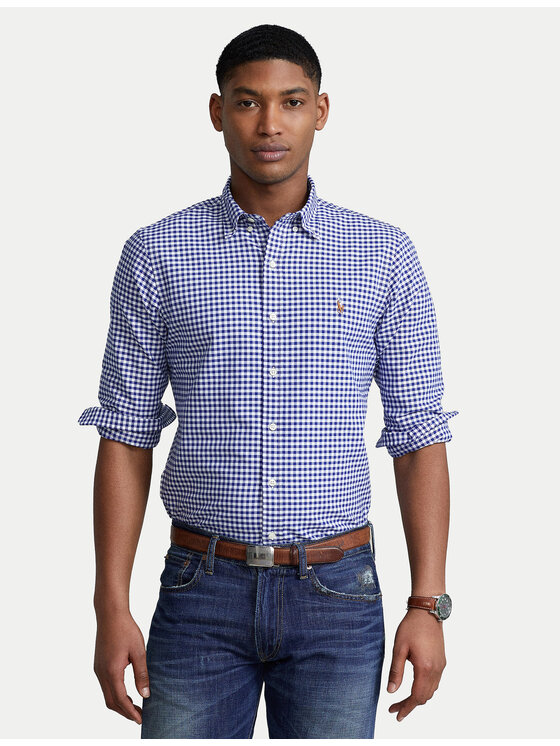 Polo Ralph Lauren Polo Ralph Lauren Cămașă Core Replen 710549084 Albastru Slim Fit