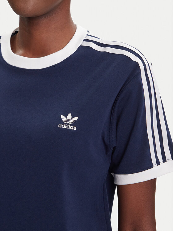 adidas adidas Tričko 3-Stripes JY4852 Tmavomodrá Regular Fit