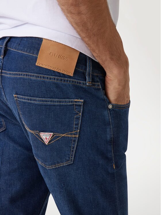 Guess Guess Jeansy 174349 Niebieski Skinny Fit