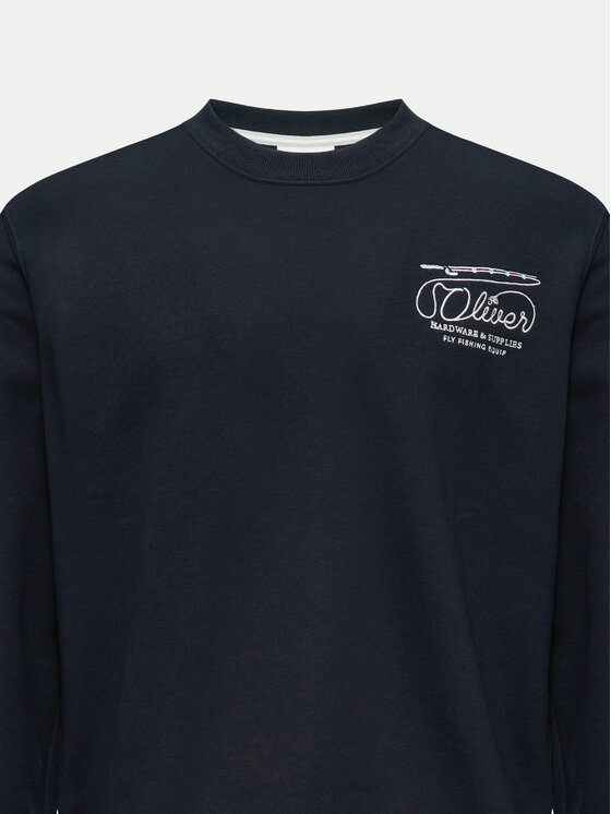 s.Oliver s.Oliver Sweatshirt 2153489 Dunkelblau Regular Fit