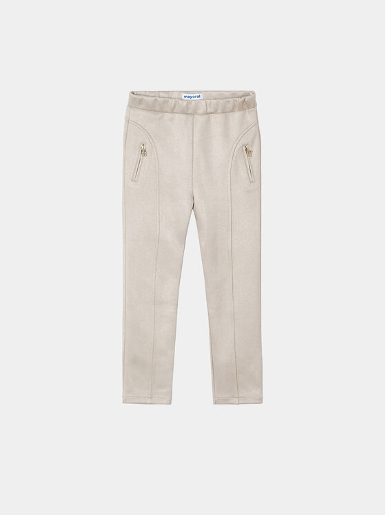 Mayoral Mayoral Штани з тканини 4.502 Бежевий Regular Fit