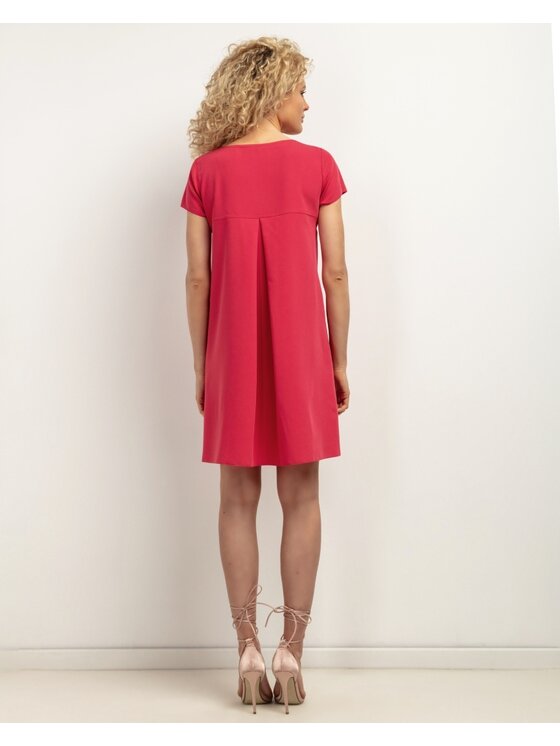 Tessita Tessita Koktejlové šaty SUKIENKA_T441 _5_XXL Červená Loose Fit