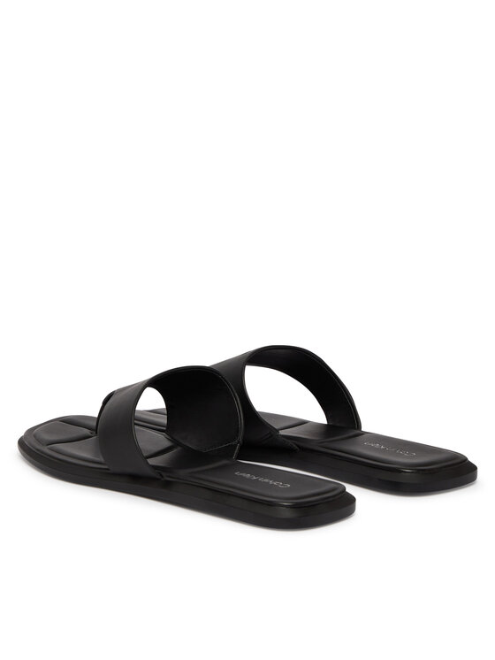 Calvin Klein Calvin Klein Flip-flops Leather Toe Post Sandals HW0HW02866 Fekete