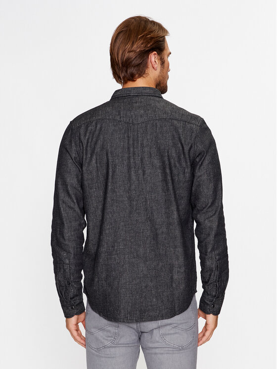 Lee Lee Džinsa krekls 112330644 Pelēks Regular Fit