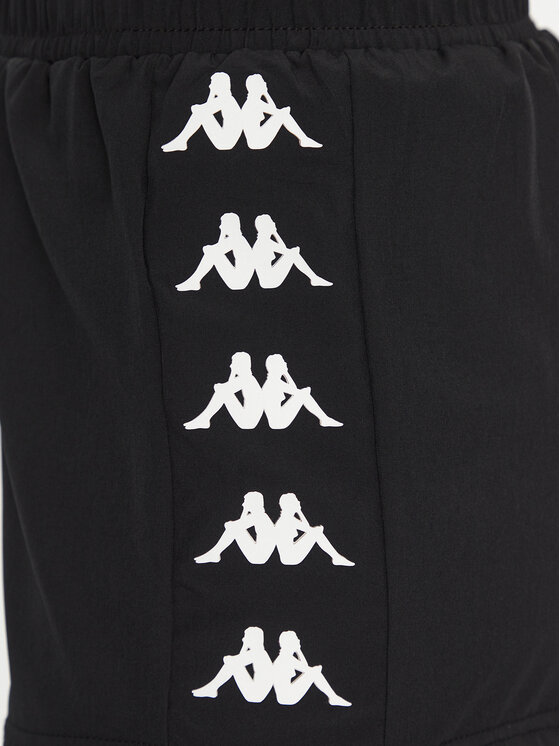 Kappa Kappa Спортивні шорти 312087 Чорний Regular Fit