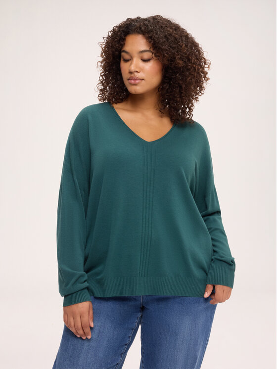 Fiorella Rubino Fiorella Rubino Maglione M346E002405N015 Verde Over Fit