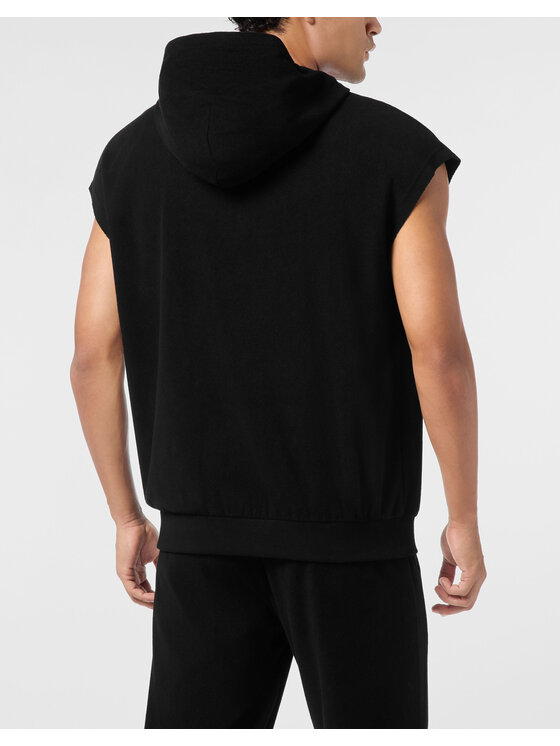 Plein Sport Plein Sport Gilet 24051 Nero Straight Fit