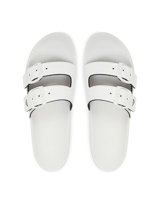 Emporio Armani Emporio Armani Şlapi XVPS13 XR275 T680 Alb