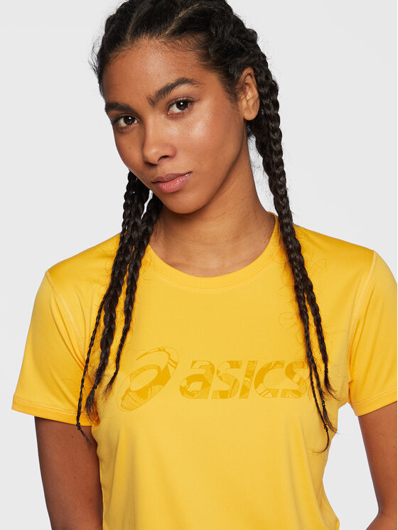 Asics Asics Technisches T-Shirt Runkoyo 2012C388 Gelb Regular Fit