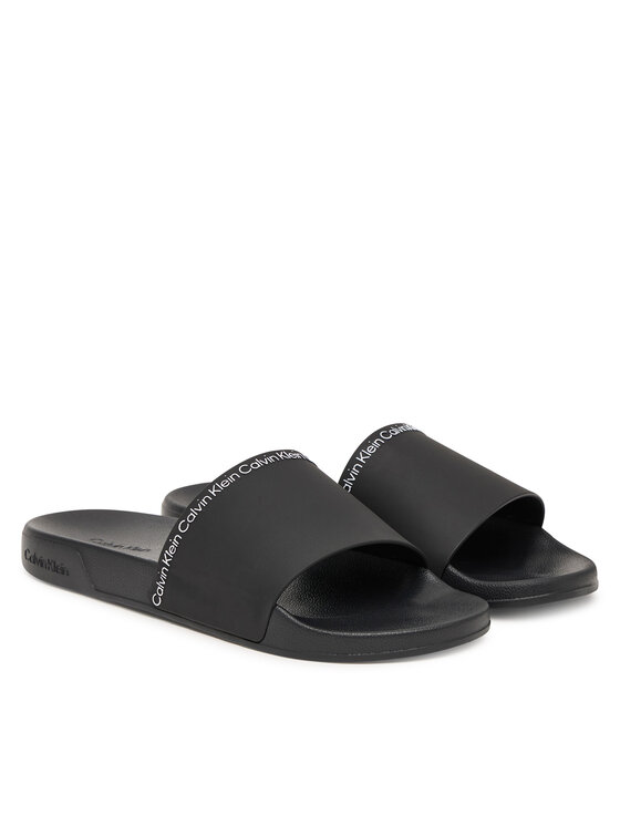 Calvin Klein Calvin Klein Natikače Ess Slide Institutional Cv HM0HM02108 Crna
