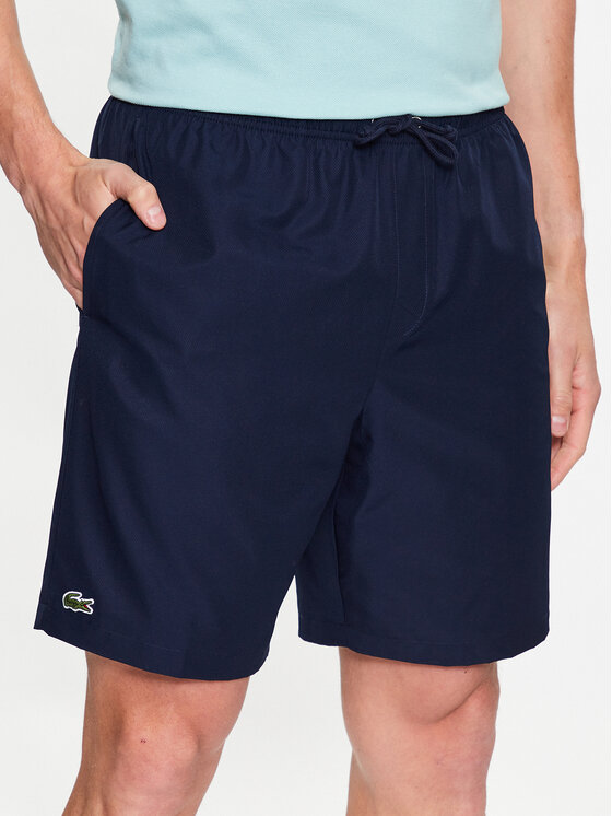 Lacoste Pantaloni scurți pentru tenis GH353T Bleumarin Regular Fit