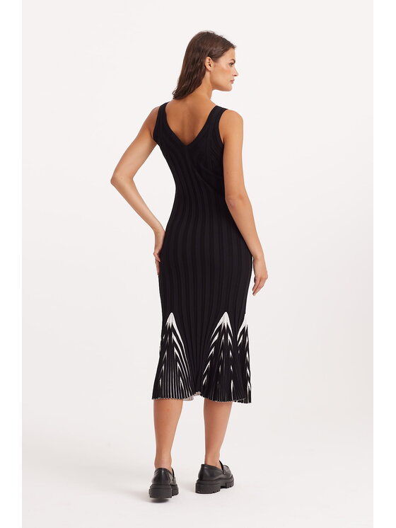 Castellani Castellani Sukienka Iness Czarny Regular Fit