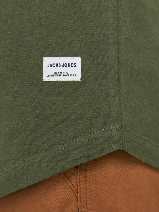 Jack&Jones Jack&Jones Majica dugih rukava Noa 12190128 Zelena Loose Fit