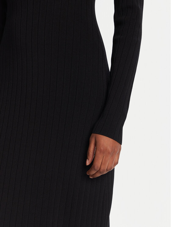 STAUD STAUD Φόρεμα κοκτέιλ Murphy R25R2135VN Μαύρο Slim Fit