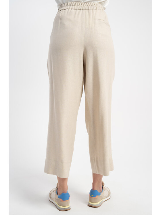 CLICK CLICK Παντελόνι υφασμάτινο 30-422 Μπεζ Relaxed Fit