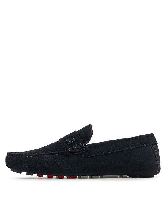 Tommy Hilfiger Tommy Hilfiger Mokassiinid Th Classic Suede Driver FM0FM05000 Tumesinine