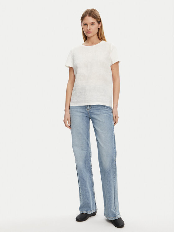 Weekend Max Mara Weekend Max Mara T-shirt Bondeno 2515941112 Bianco Regular Fit