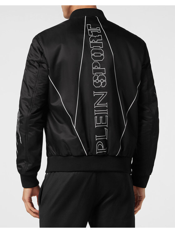 Plein Sport Plein Sport Kurtka bomber 273 Czarny Regular Fit