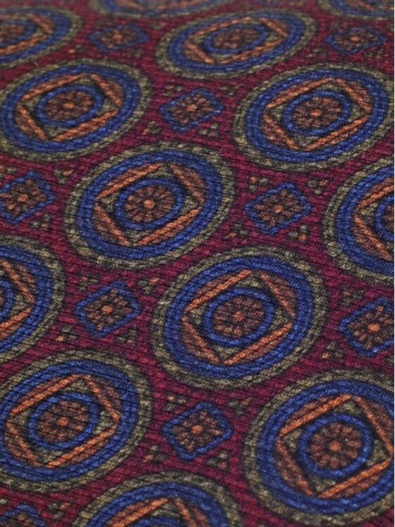 ELSNER ELSNER Γραβάτα JEDWAB ŻAKARD A1126 Μπορντό