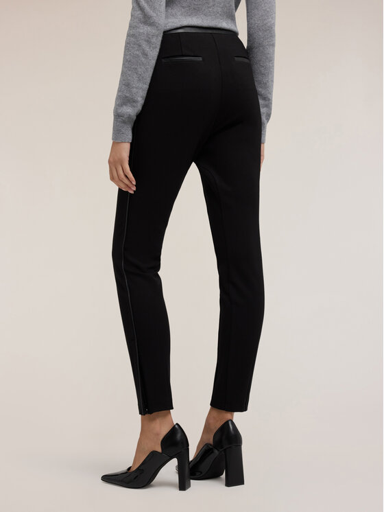 Motivi Motivi Spodnie materiałowe P002Q004286N033 Czarny Skin Fit