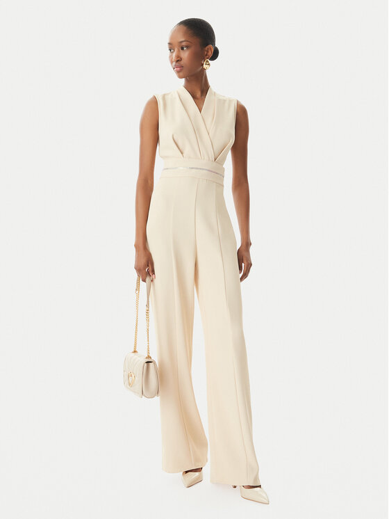 Rinascimento Rinascimento Jumpsuit CFC0123490003 Beige Regular Fit