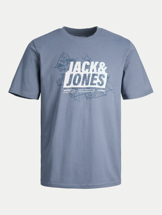 Jack&Jones Jack&Jones T-Shirt Map 12257908 Μπλε Regular Fit
