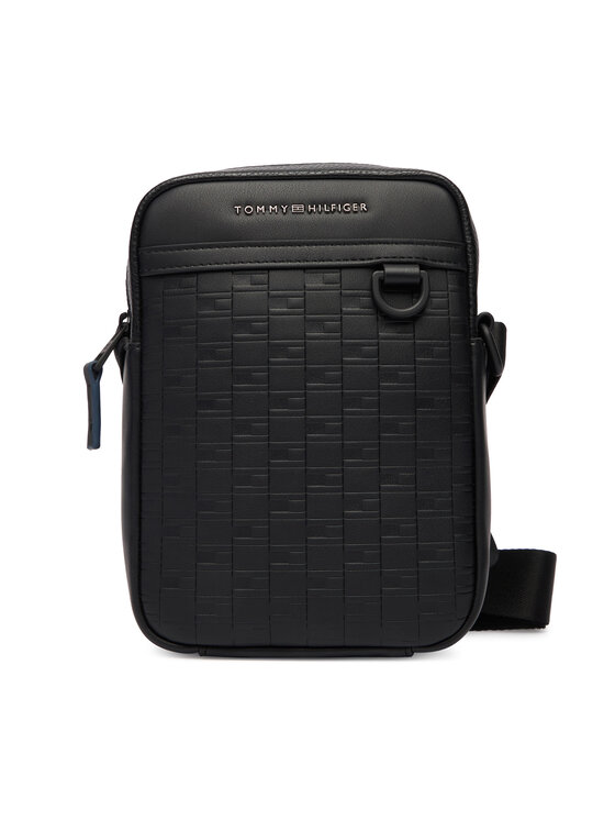 Tommy Hilfiger Tommy Hilfiger Плоска сумка Th Modern Mini Reporter AM0AM14019 Чорний
