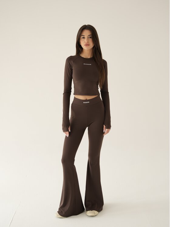 MissDenim MissDenim Legginsy Soft Touch Brązowy Second Skin Fit