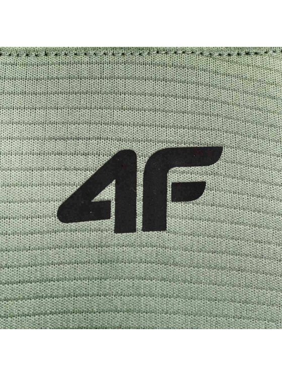 4F 4F Koszulka techniczna TFSWM075 Zielony Comfortable Fit
