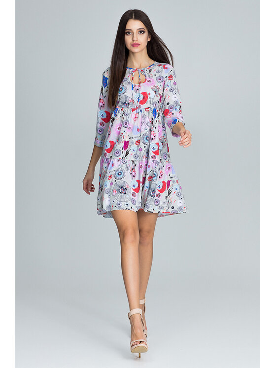 FIGL FIGL Šaty M598 Farebná Regular Fit