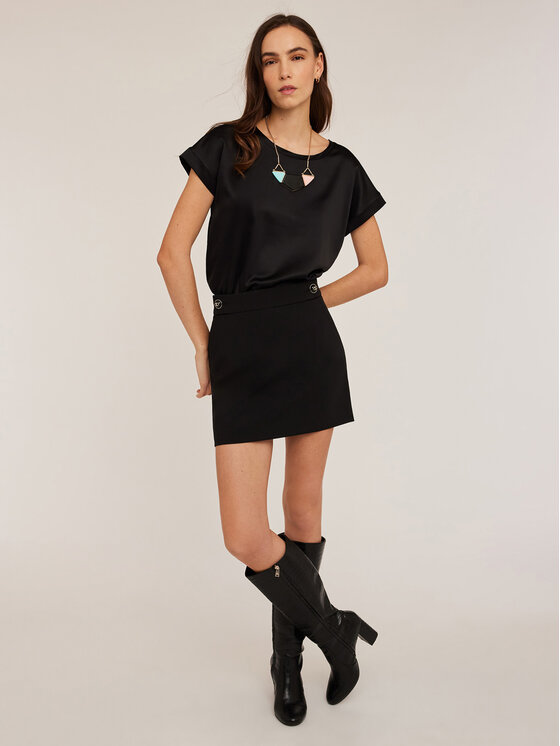 Motivi Motivi Minigonna 1231Q001080N033 Nero A-Line Fit