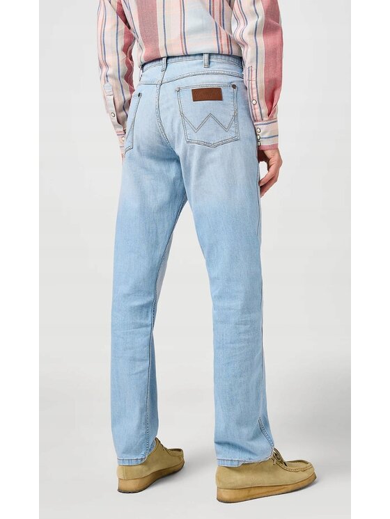Wrangler Wrangler Jeansy Greensboro Niebieski Regular Fit