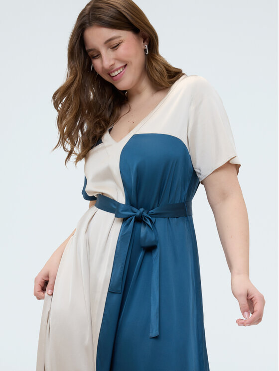 Fiorella Rubino Fiorella Rubino Sukienka codzienna 7066T001745N0V4 Turkusowy A-Line Fit