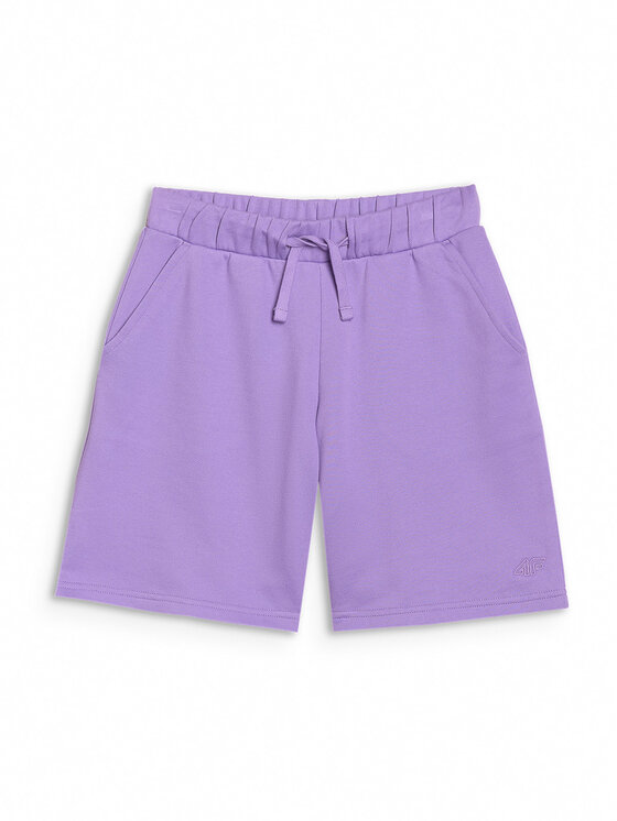 4F 4F Szorty sportowe BASIC+ Fioletowy Oversize