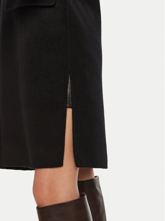 Patrizia Pepe Patrizia Pepe Kevad-sügis mantel 8O0004/A006-K103 Must Regular Fit