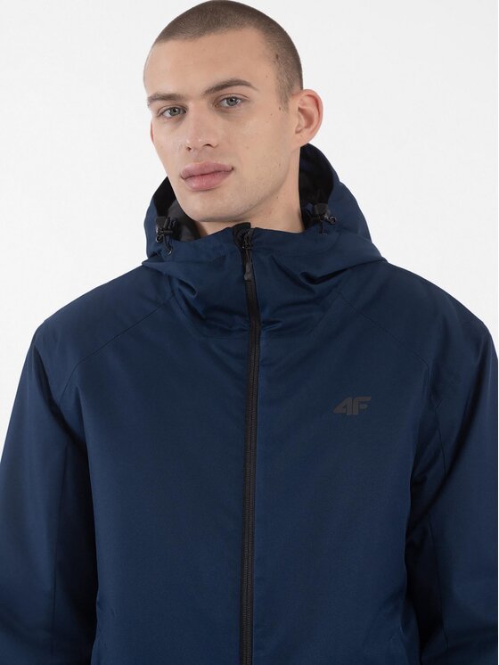 4F 4F Skijacke 4FAW23TTJAM305 Dunkelblau Regular Fit