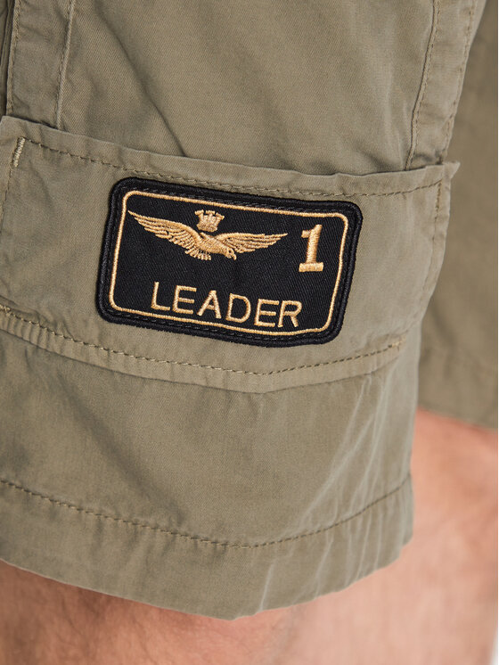 Aeronautica Militare Aeronautica Militare Pantaloncini di tessuto 231BE041CT1122 Verde Regular Fit