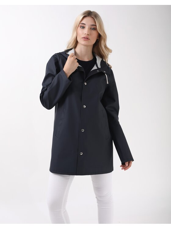 VANNSKJOLD VANNSKJOLD Kurtka przeciwdeszczowa ELEGANCE Granatowy Classic Fit