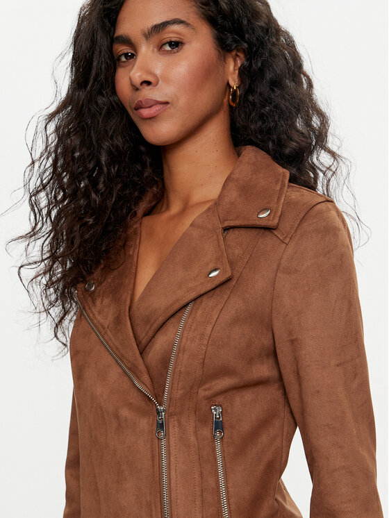 Vero Moda Vero Moda Jakna od imitacije kože Jose 10300938 Smeđa Regular Fit