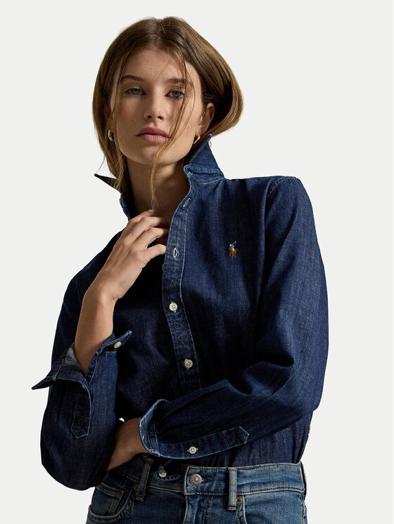Polo Ralph Lauren Cămașă 211B17137001 Bleumarin Regular Fit
