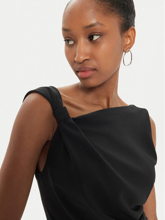 Imperial Imperial Rochie cocktail AFATIKP Negru Slim Fit