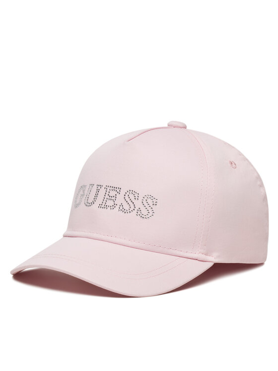 Dziecięca Czapka z daszkiem Guess, Różowa, J5RZ40 WO08O