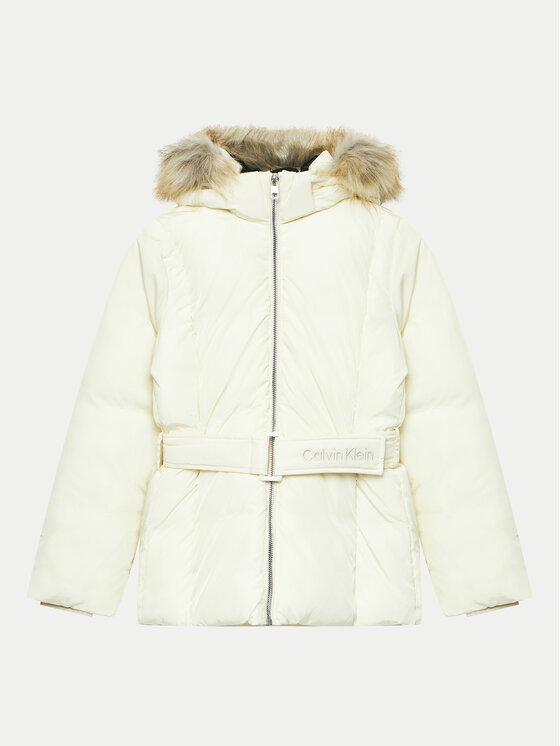 Calvin Klein Jeans Calvin Klein Jeans Winterjacke Classic IG0IG02685 Écru Regular Fit