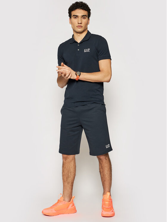 Polo 8NPF04 PJM5Z 1578 Blu scuro Regular Fit